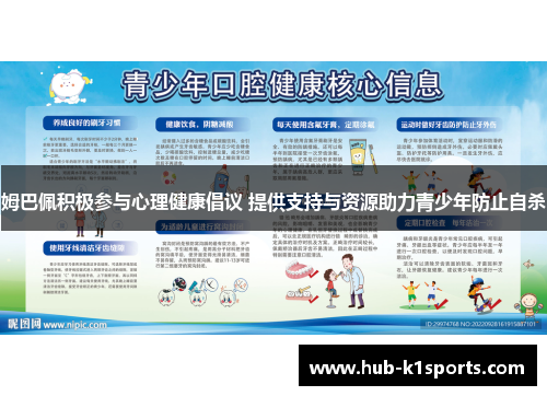 姆巴佩积极参与心理健康倡议 提供支持与资源助力青少年防止自杀